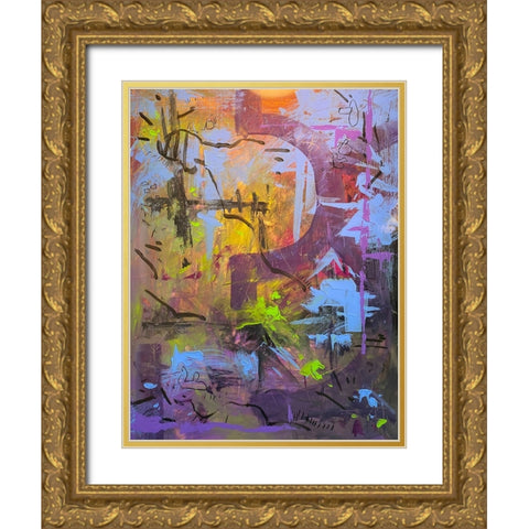 Cargo Gold Ornate Wood Framed Art Print with Double Matting by Randy Noble Fine Art