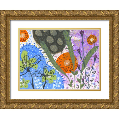 Splendor Gold Ornate Wood Framed Art Print with Double Matting by Randy Noble Fine Art