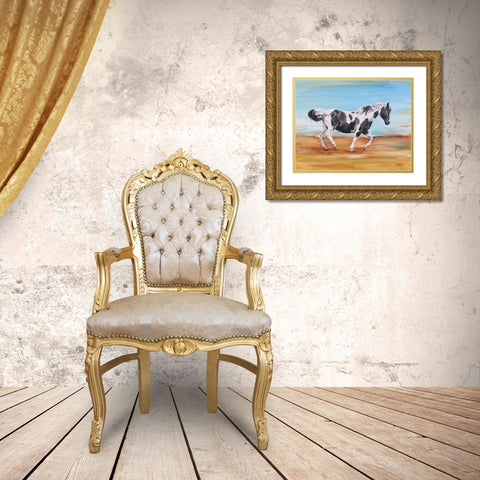 Feeling Fresh Gold Ornate Wood Framed Art Print with Double Matting by Gould, Renee