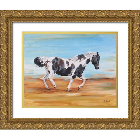 Feeling Fresh Gold Ornate Wood Framed Art Print with Double Matting by Gould, Renee