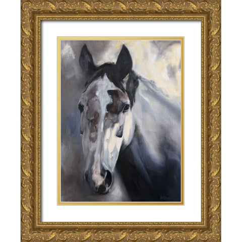Haldora Gold Ornate Wood Framed Art Print with Double Matting by Gould, Renee
