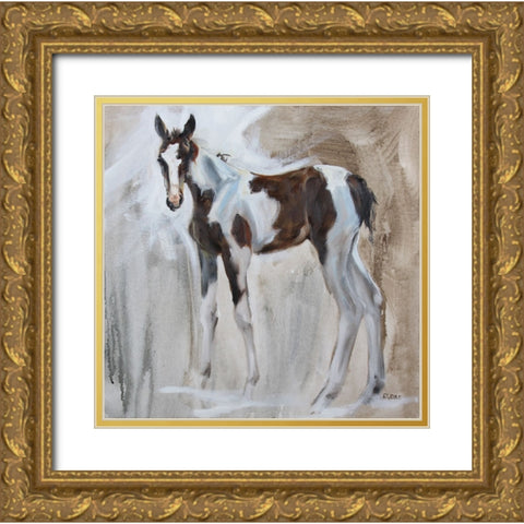 Tiggs Gold Ornate Wood Framed Art Print with Double Matting by Gould, Renee
