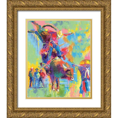 Frontier Days 2 Gold Ornate Wood Framed Art Print with Double Matting by Wallich, Richard