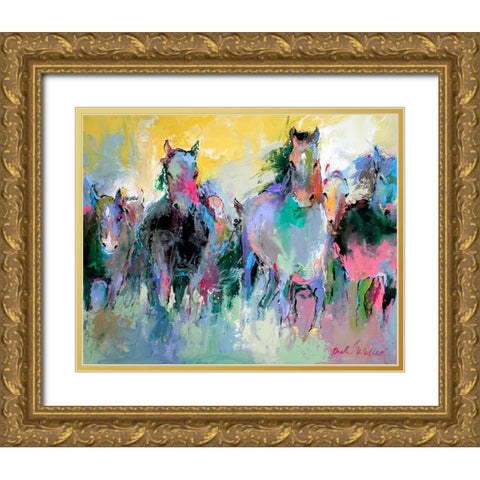 Art Wild 2 Gold Ornate Wood Framed Art Print with Double Matting by Wallich, Richard