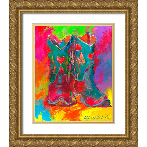 Boots Gold Ornate Wood Framed Art Print with Double Matting by Wallich, Richard