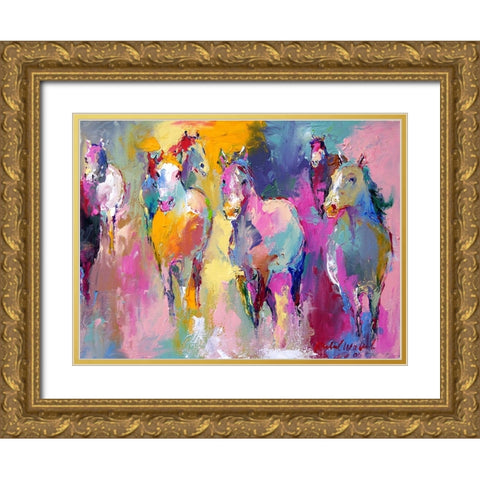 Wild Gold Ornate Wood Framed Art Print with Double Matting by Wallich, Richard
