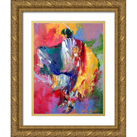 Pow Gold Ornate Wood Framed Art Print with Double Matting by Wallich, Richard