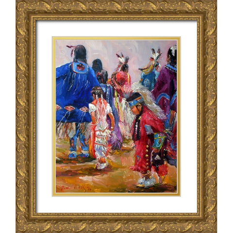 War Gold Ornate Wood Framed Art Print with Double Matting by Wallich, Richard