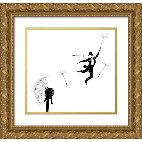 Aurevoir Gold Ornate Wood Framed Art Print with Double Matting by Farkas, Robert