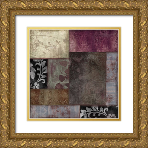 Colette III Gold Ornate Wood Framed Art Print with Double Matting by Sasha