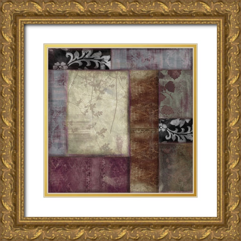 Colette IV Gold Ornate Wood Framed Art Print with Double Matting by Sasha