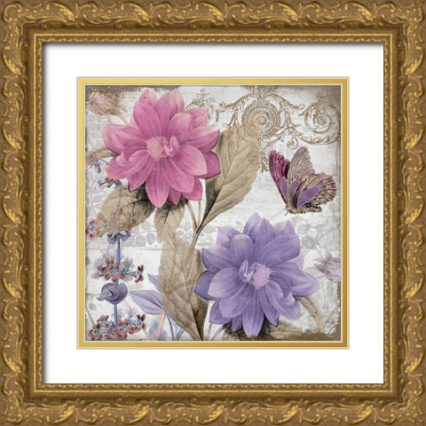 Victorian Romance I Gold Ornate Wood Framed Art Print with Double Matting by Sasha