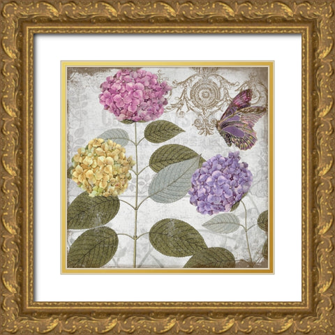 Victorian Romance II Gold Ornate Wood Framed Art Print with Double Matting by Sasha