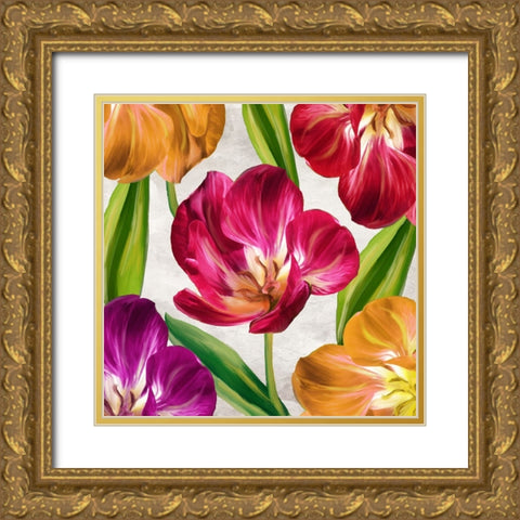 Open Arms III Gold Ornate Wood Framed Art Print with Double Matting by Sasha