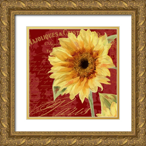 Ete III Gold Ornate Wood Framed Art Print with Double Matting by Sasha