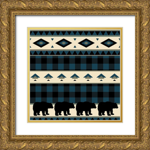 Comfort Zone III Gold Ornate Wood Framed Art Print with Double Matting by Sasha