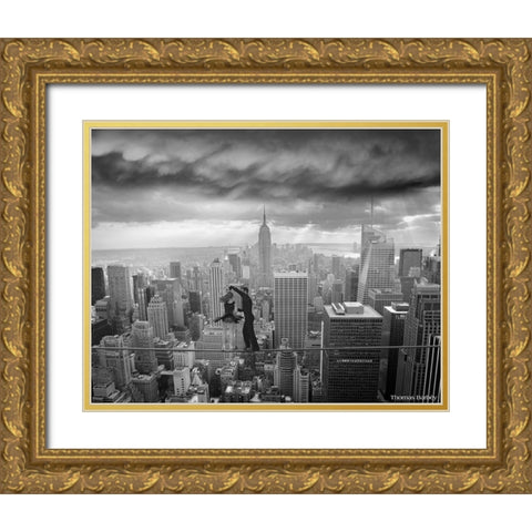 Fearless Passion Gold Ornate Wood Framed Art Print with Double Matting by Barbey, Thomas