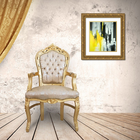 Life Gold Ornate Wood Framed Art Print with Double Matting by Leung, Thomas
