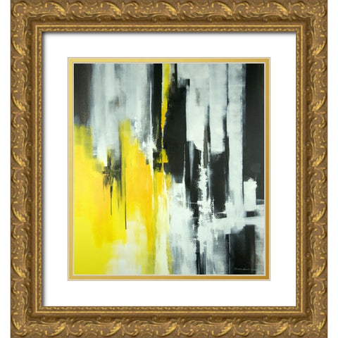 Life Gold Ornate Wood Framed Art Print with Double Matting by Leung, Thomas