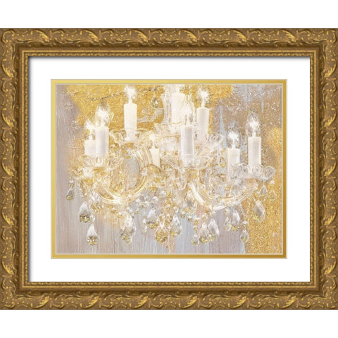 Treasured Cottage Gold Ornate Wood Framed Art Print with Double Matting by Lavoie, Tina