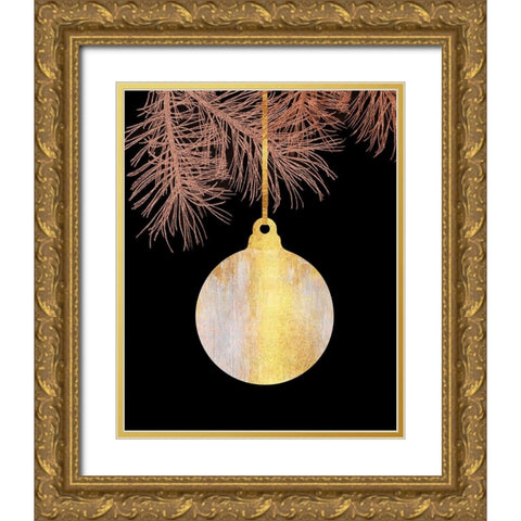 Park Avenue Ornament Gold Ornate Wood Framed Art Print with Double Matting by Lavoie, Tina