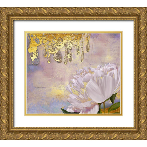 Golden Hour Gold Ornate Wood Framed Art Print with Double Matting by Lavoie, Tina