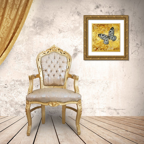 Gilded Garden Gold Ornate Wood Framed Art Print with Double Matting by Lavoie, Tina