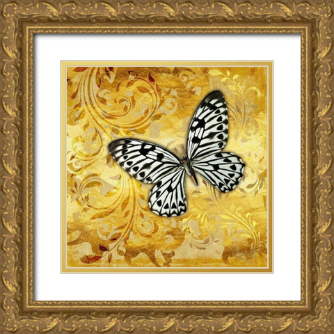 Gilded Garden Gold Ornate Wood Framed Art Print with Double Matting by Lavoie, Tina