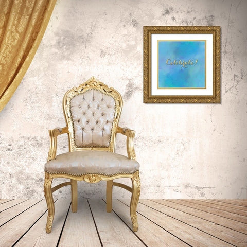 Ripples In The Water Celebrate Gold Ornate Wood Framed Art Print with Double Matting by Lavoie, Tina
