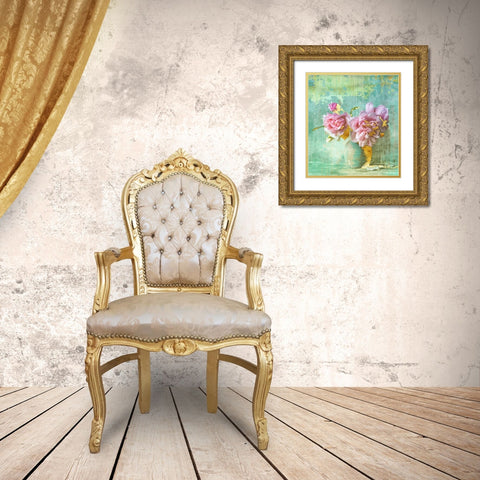 24 Karat Cottage Gold Ornate Wood Framed Art Print with Double Matting by Lavoie, Tina