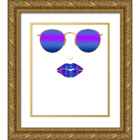 Summer Dusk Gold Ornate Wood Framed Art Print with Double Matting by Lavoie, Tina