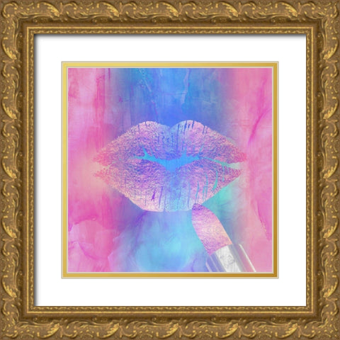 Summer Kiss I Gold Ornate Wood Framed Art Print with Double Matting by Lavoie, Tina