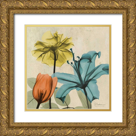 New Avalon VI Gold Ornate Wood Framed Art Print with Double Matting by Koetsier, Albert