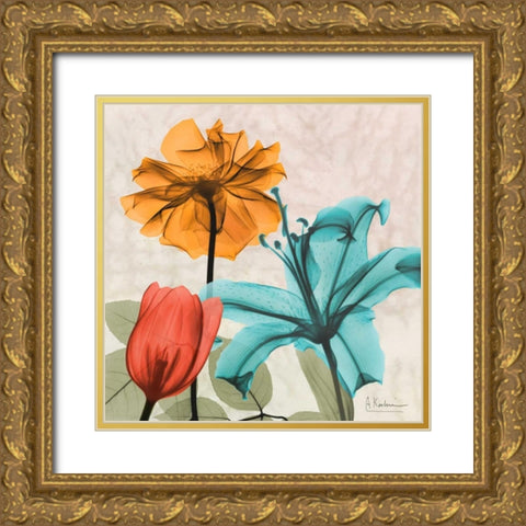 Spice Avalon X Gold Ornate Wood Framed Art Print with Double Matting by Koetsier, Albert