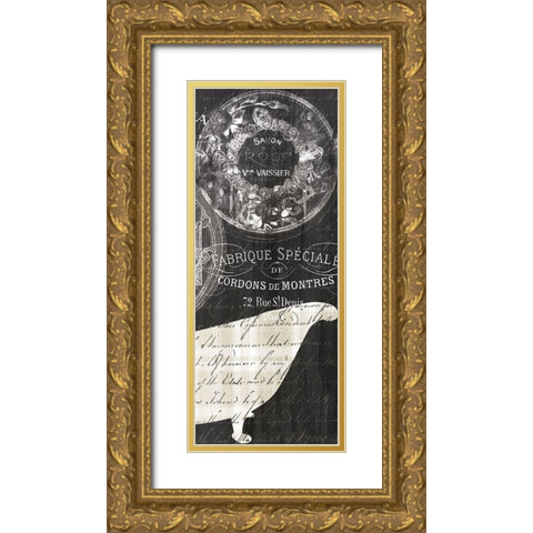 Fabrique 2 Gold Ornate Wood Framed Art Print with Double Matting by Bailey, Ann