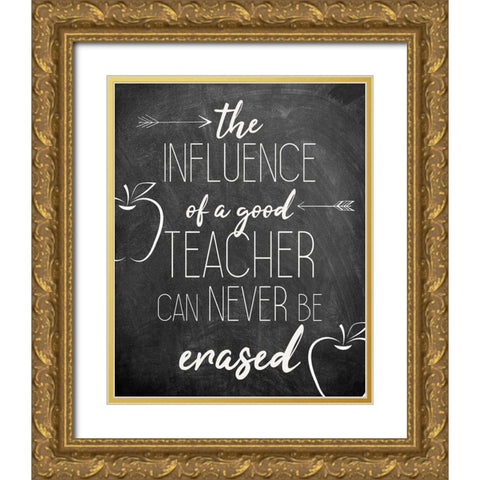 The Infulence Gold Ornate Wood Framed Art Print with Double Matting by Bailey, Ann