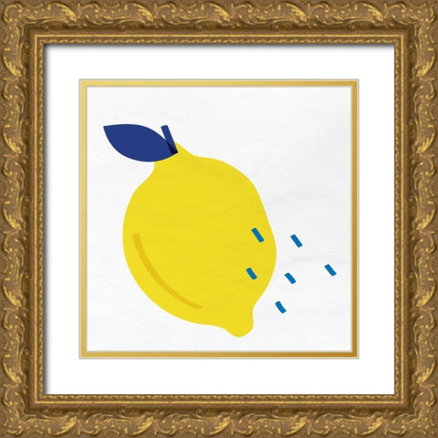 Lemon Drop 1 Gold Ornate Wood Framed Art Print with Double Matting by Bailey, Ann