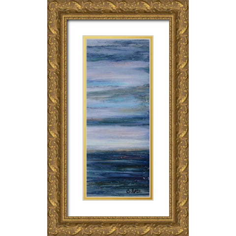 Looking Glass 3 Gold Ornate Wood Framed Art Print with Double Matting by Bilotta, Barbara
