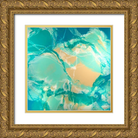 Ocean Floor Gold Ornate Wood Framed Art Print with Double Matting by Bilotta, Barbara