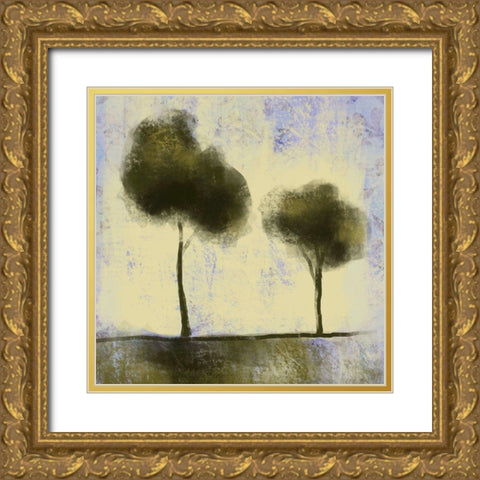 Trees 9 Gold Ornate Wood Framed Art Print with Double Matting by Boho Hue Studio