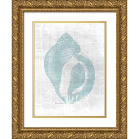 Beautiful Shells 2 Gold Ornate Wood Framed Art Print with Double Matting by Brown, Denise