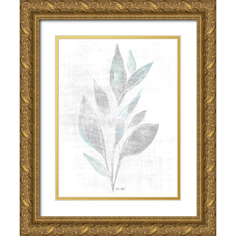 Watercolor Study 2 Gold Ornate Wood Framed Art Print with Double Matting by Brown, Denise