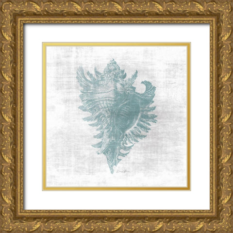 Sea Life 1 v2 Gold Ornate Wood Framed Art Print with Double Matting by Brown, Denise
