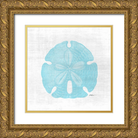 Coastal Waters 3 V2 Gold Ornate Wood Framed Art Print with Double Matting by Brown, Denise