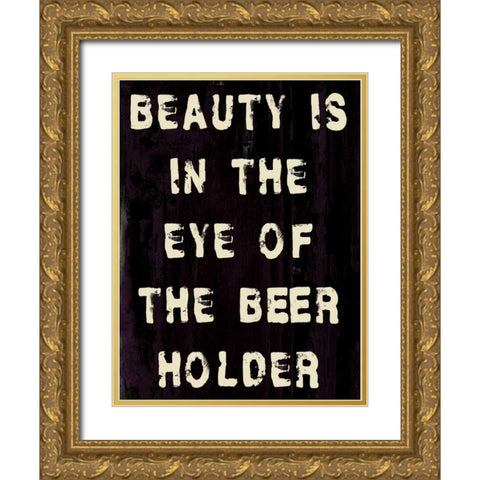 Beauty Gold Ornate Wood Framed Art Print with Double Matting by Stimson, Diane