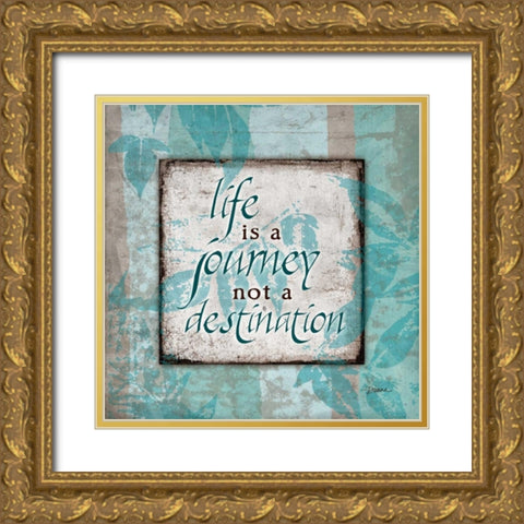 Spa Journey Gold Ornate Wood Framed Art Print with Double Matting by Stimson, Diane