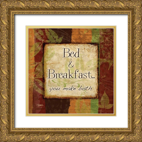 Spice BandB Gold Ornate Wood Framed Art Print with Double Matting by Stimson, Diane