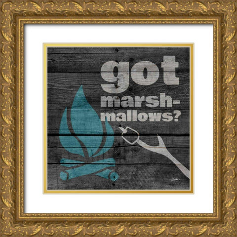 Got Marshmallows Gold Ornate Wood Framed Art Print with Double Matting by Stimson, Diane