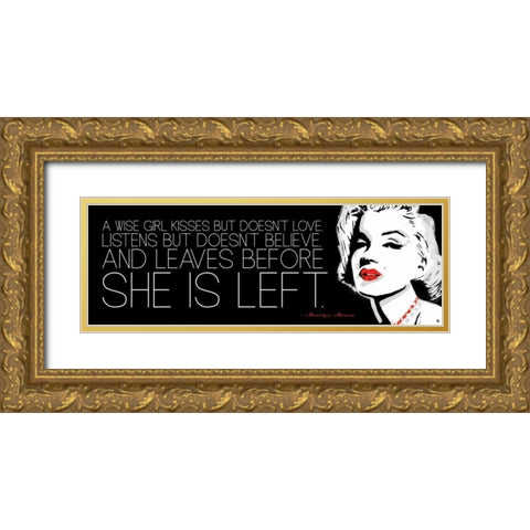 Monroe A Gold Ornate Wood Framed Art Print with Double Matting by Rodriquez Jr, Enrique
