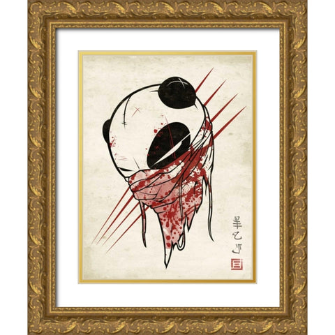 Pandana Gold Ornate Wood Framed Art Print with Double Matting by Rodriquez Jr, Enrique